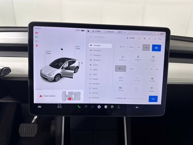 2021 Pearl White Multi-Coat Tesla Model Y Standard Range RWD SUV