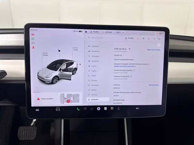 2021 Pearl White Multi-Coat Tesla Model Y Standard Range RWD SUV