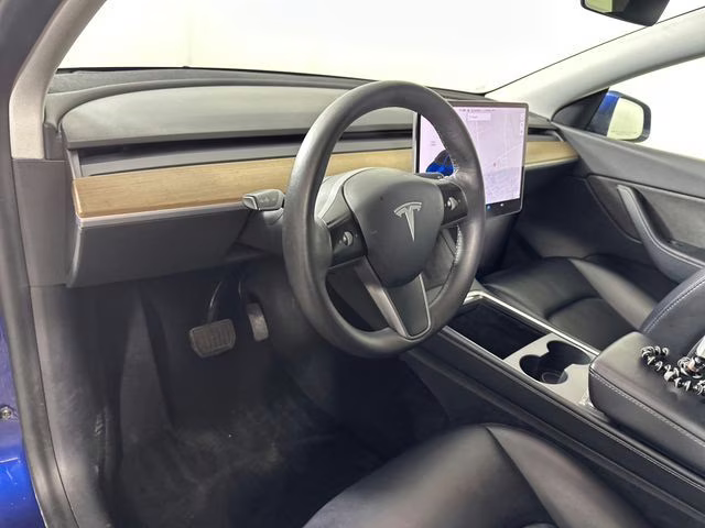 2021 Deep Blue Metallic Tesla Model Y Long Range AWD SUV