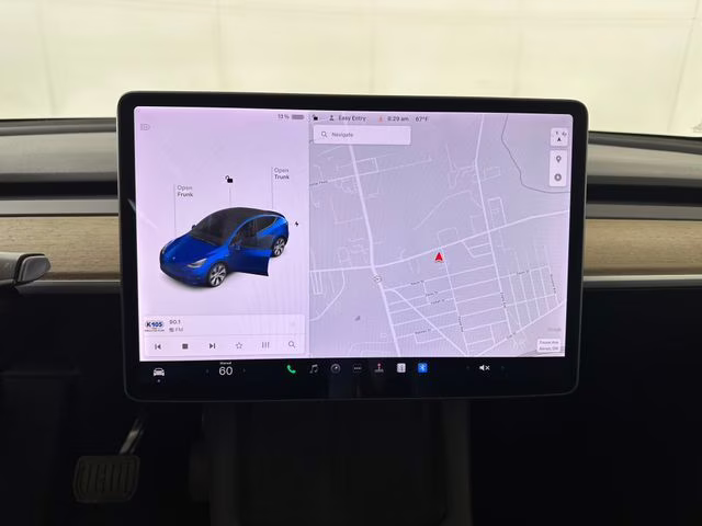 2021 Deep Blue Metallic Tesla Model Y Long Range AWD SUV