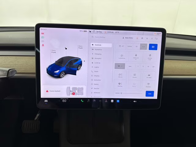2021 Deep Blue Metallic Tesla Model Y Long Range AWD SUV