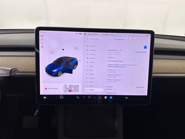 2021 Deep Blue Metallic Tesla Model Y Long Range AWD SUV