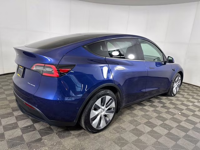 2021 Deep Blue Metallic Tesla Model Y Long Range AWD SUV