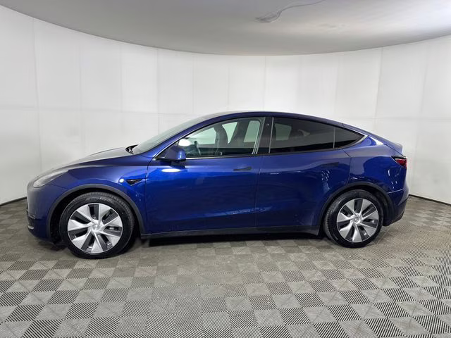 2021 Deep Blue Metallic Tesla Model Y Long Range AWD SUV