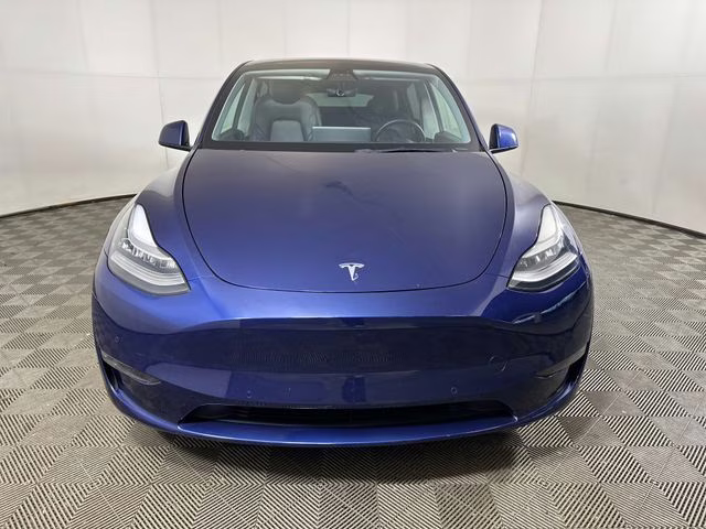 2021 Deep Blue Metallic Tesla Model Y Long Range AWD SUV