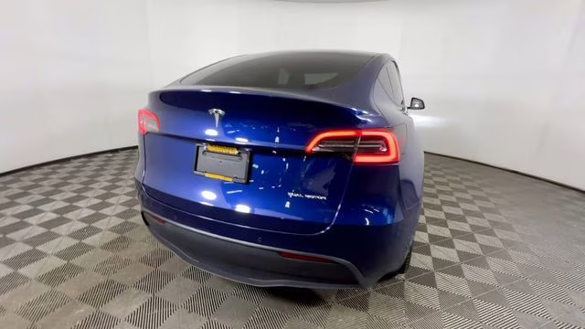 2021 Deep Blue Metallic Tesla Model Y Long Range AWD SUV