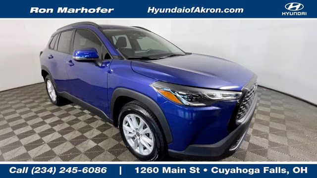 2022 Blue Toyota Corolla Cross LE FWD SUV