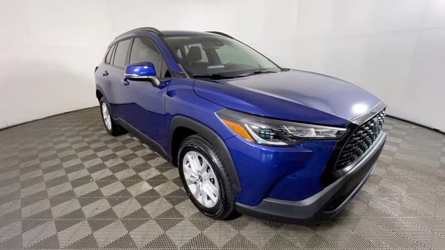 2022 Blue Toyota Corolla Cross LE FWD SUV