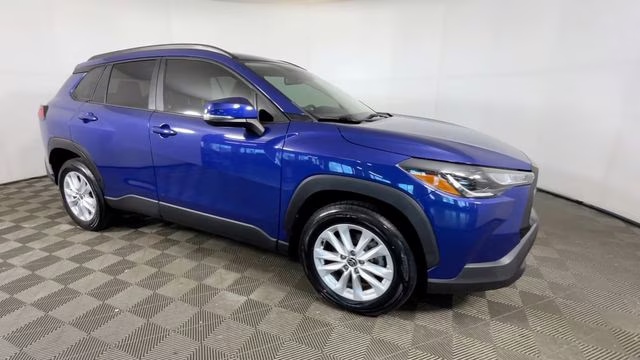 2022 Blue Toyota Corolla Cross LE FWD SUV