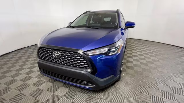 2022 Blue Toyota Corolla Cross LE FWD SUV