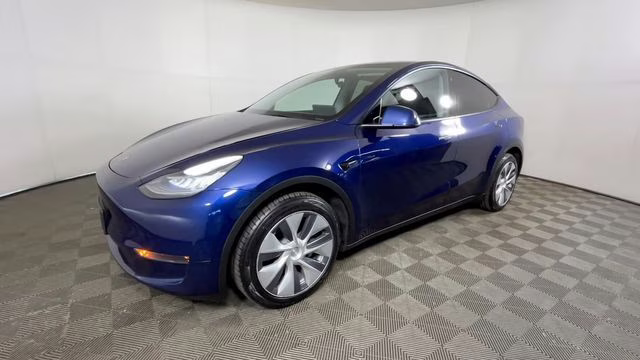 2023 Deep Blue Metallic Tesla Model Y Long Range AWD SUV