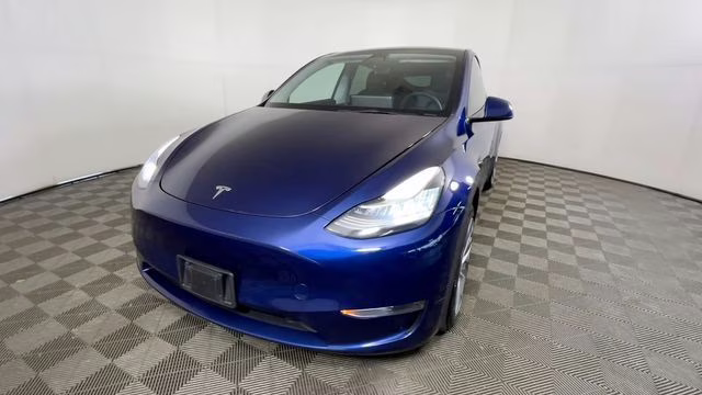 2023 Deep Blue Metallic Tesla Model Y Long Range AWD SUV