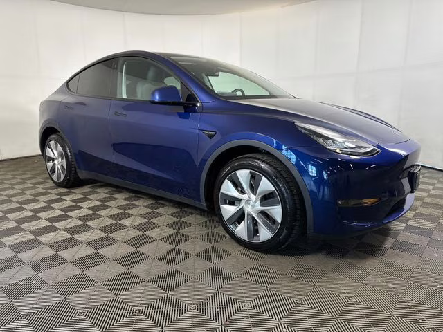 2022 Deep Blue Metallic Tesla Model Y Long Range AWD SUV