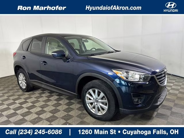 2016 Deep Crystal Blue Mica Mazda CX-5 Touring AWD SUV
