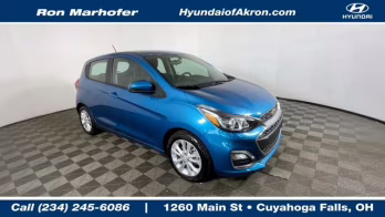 2019 Caribbean Blue Metallic Chevrolet Spark 1LT FWD Hatchback