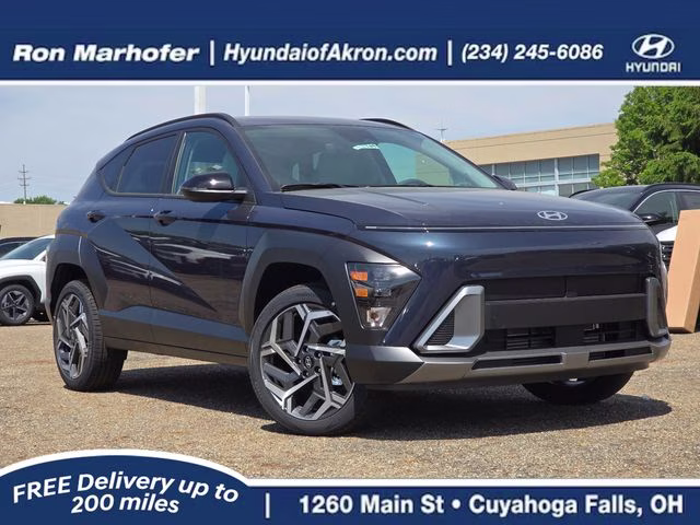 2026 Denim Blue Pearl Hyundai Kona SEL Premium AWD SUV