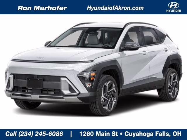 2026 Atlas White Hyundai Kona SEL Premium AWD SUV