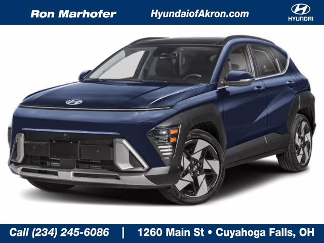 2026 Denim Blue Pearl Hyundai Kona Limited FWD SUV