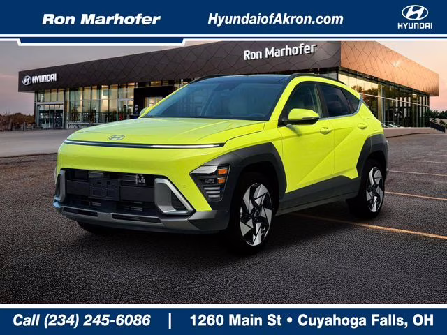 2026 Neoteric Yellow Hyundai Kona Limited AWD SUV