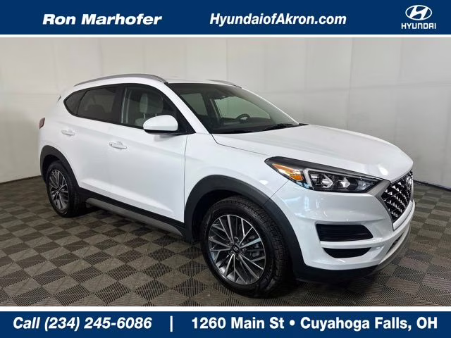 2021 White Cream Hyundai Tucson SEL FWD SUV