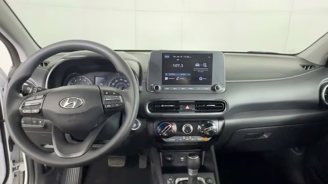 2023 Lunar White Hyundai Kona SEL AWD SUV