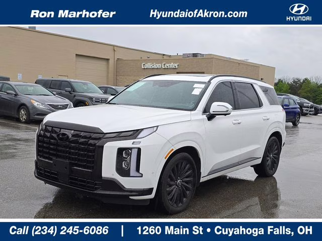 2024 Hyper White Hyundai Palisade Calligraphy Night Edition AWD SUV