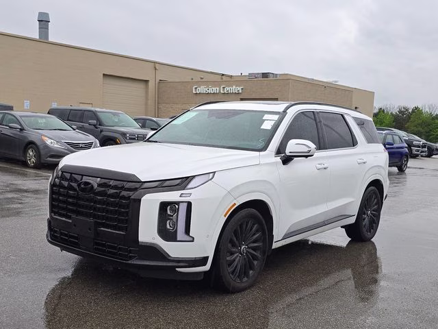 2024 Hyper White Hyundai Palisade Calligraphy Night Edition AWD SUV