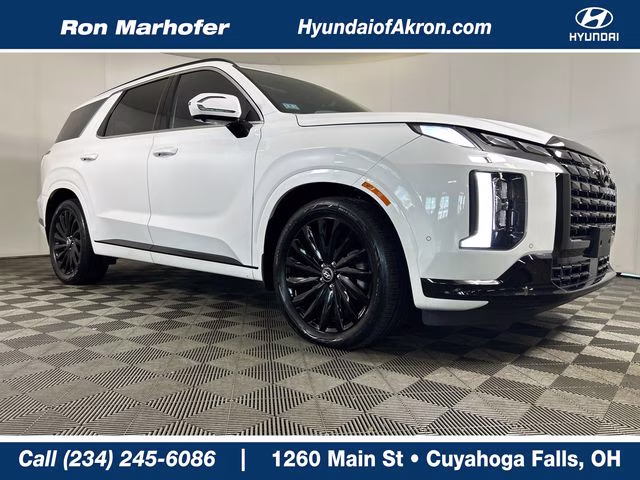 2024 Hyper White Hyundai Palisade Calligraphy Night Edition AWD SUV