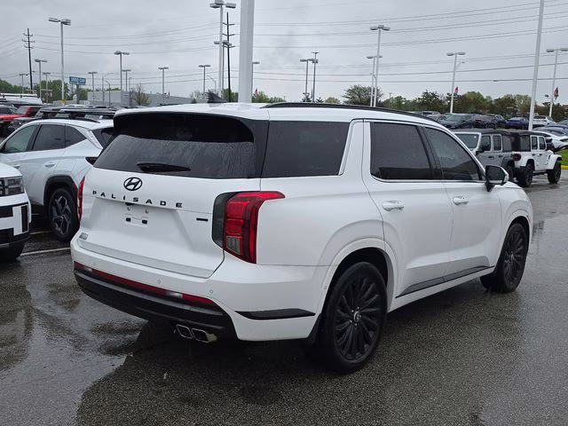 2024 Hyper White Hyundai Palisade Calligraphy Night Edition AWD SUV