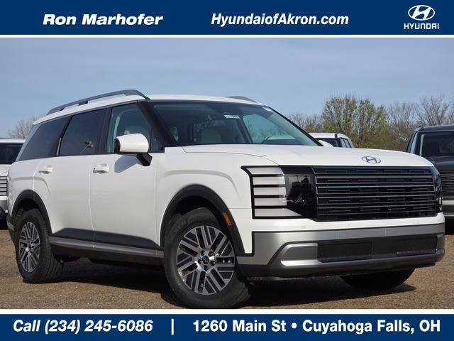 2026 Creamy White Pearl Hyundai Palisade Hybrid SEL AWD SUV