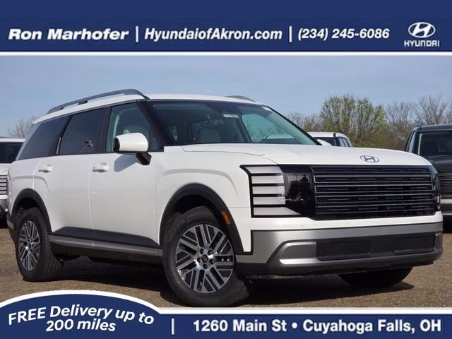 2026 Creamy White Pearl Hyundai Palisade Hybrid SEL AWD SUV
