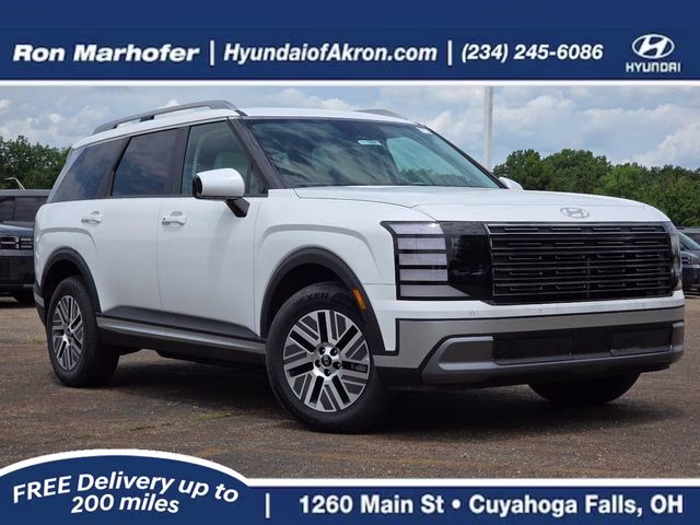 2026 Creamy White Pearl Hyundai Palisade Hybrid SEL AWD SUV