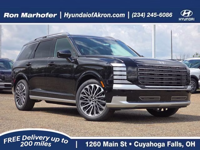 2026 Abyss Black Pearl Hyundai Palisade Hybrid Calligraphy AWD SUV