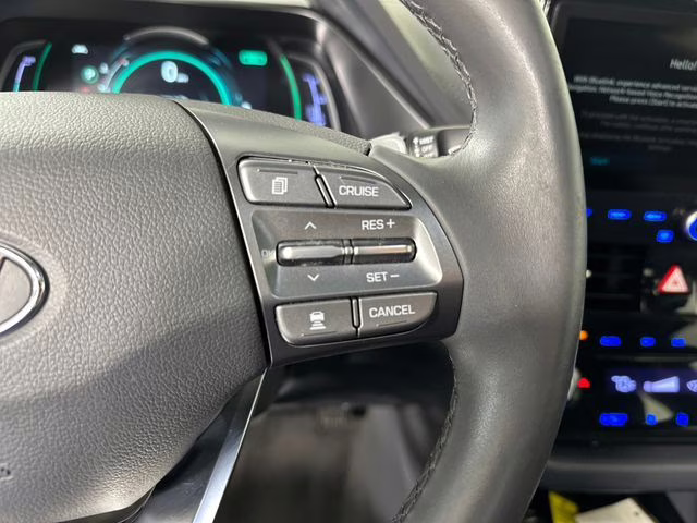 2022 Intense Blue Hyundai Ioniq Hybrid Limited FWD Hatchback
