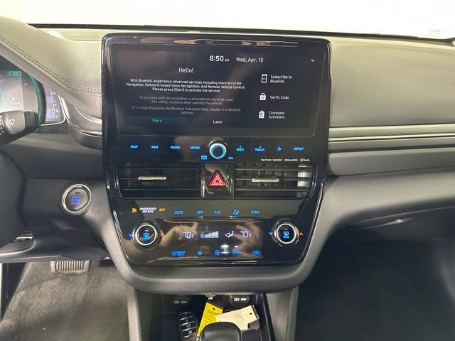 2022 Intense Blue Hyundai Ioniq Hybrid Limited FWD Hatchback