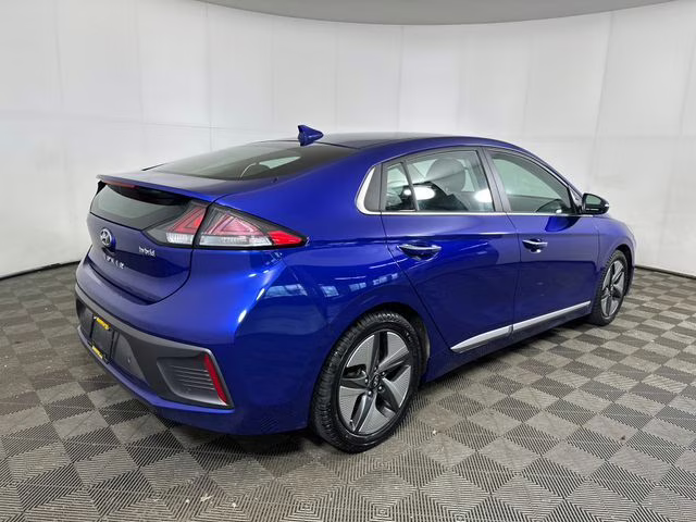 2022 Intense Blue Hyundai Ioniq Hybrid Limited FWD Hatchback