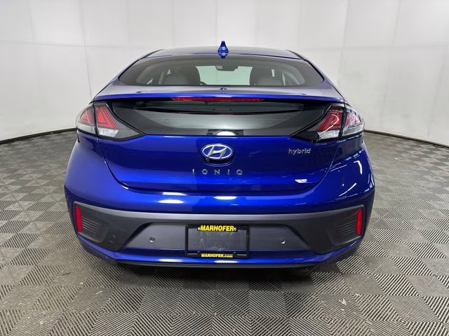 2022 Intense Blue Hyundai Ioniq Hybrid Limited FWD Hatchback