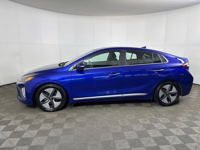 2022 Intense Blue Hyundai Ioniq Hybrid Limited FWD Hatchback