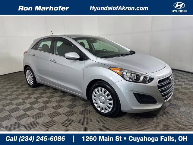 2017 Symphony Air Silver Hyundai Elantra GT Base FWD Hatchback