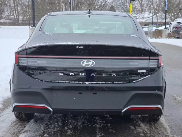 2026 Abyss Black Hyundai Sonata Hybrid Blue FWD Sedan