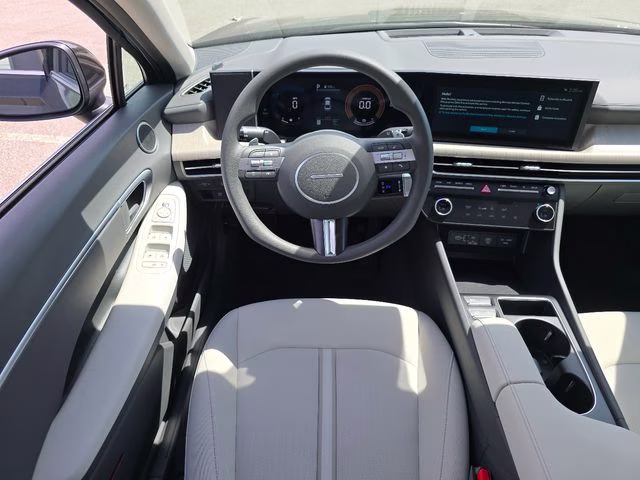 2026 Abyss Black Hyundai Sonata Hybrid Blue FWD Sedan