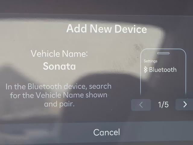 2026 Abyss Black Hyundai Sonata Hybrid Blue FWD Sedan