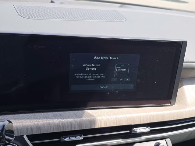 2026 Abyss Black Hyundai Sonata Hybrid Blue FWD Sedan