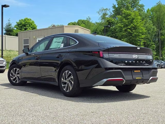 2026 Abyss Black Hyundai Sonata Hybrid Blue FWD Sedan