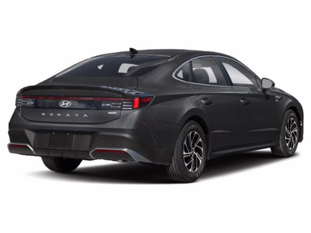 2026 Abyss Black Hyundai Sonata Hybrid Blue FWD Sedan