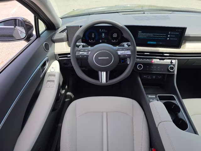 2026 Abyss Black Hyundai Sonata Hybrid Blue FWD Sedan
