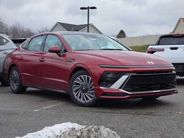 2026 Ultimate red Hyundai Sonata Hybrid SEL FWD Sedan