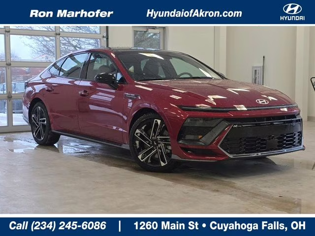 2026 Ultimate red Hyundai Sonata N Line FWD Sedan