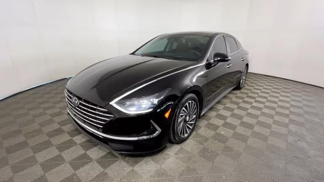 2023 Onyx Black Hyundai Sonata Hybrid Limited FWD Sedan