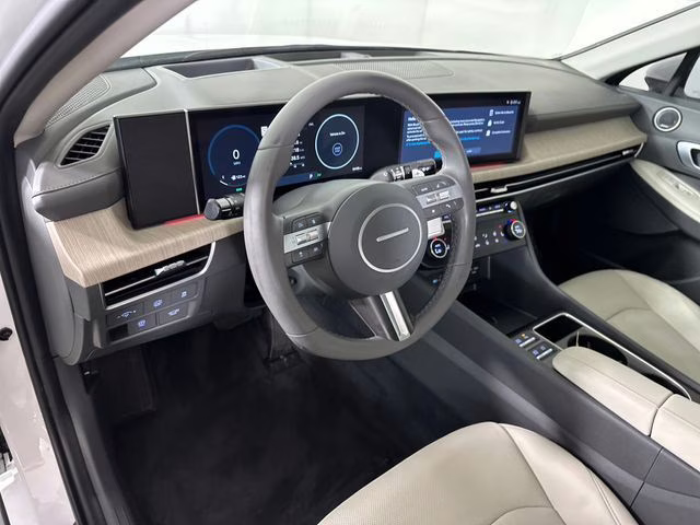 2024 Serenity White Hyundai Sonata Hybrid Limited FWD Sedan